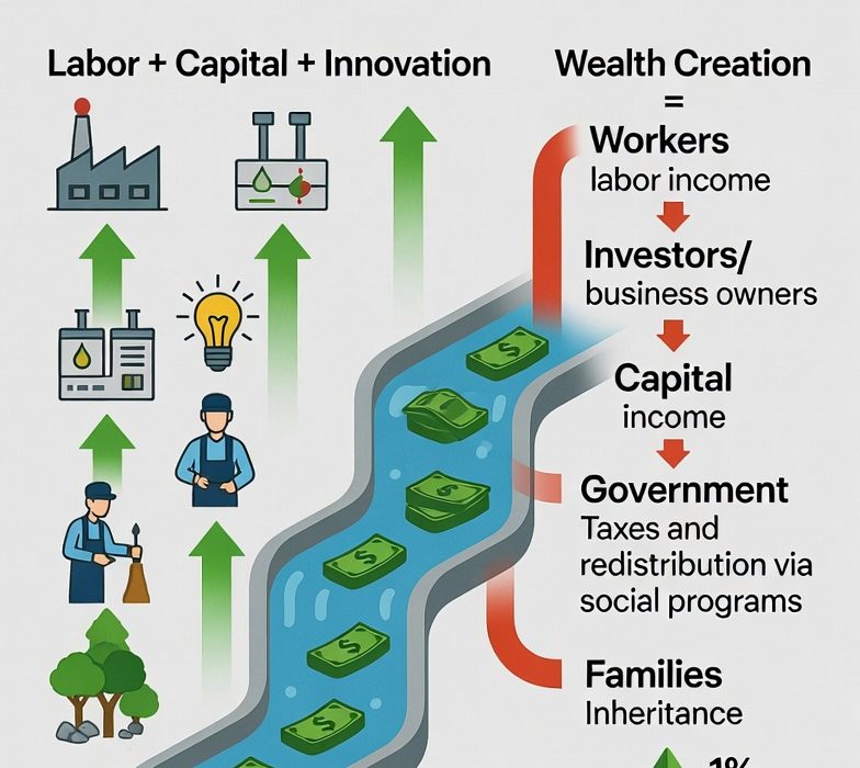 The Generation Of Wealth Distribution, How To Understand It!